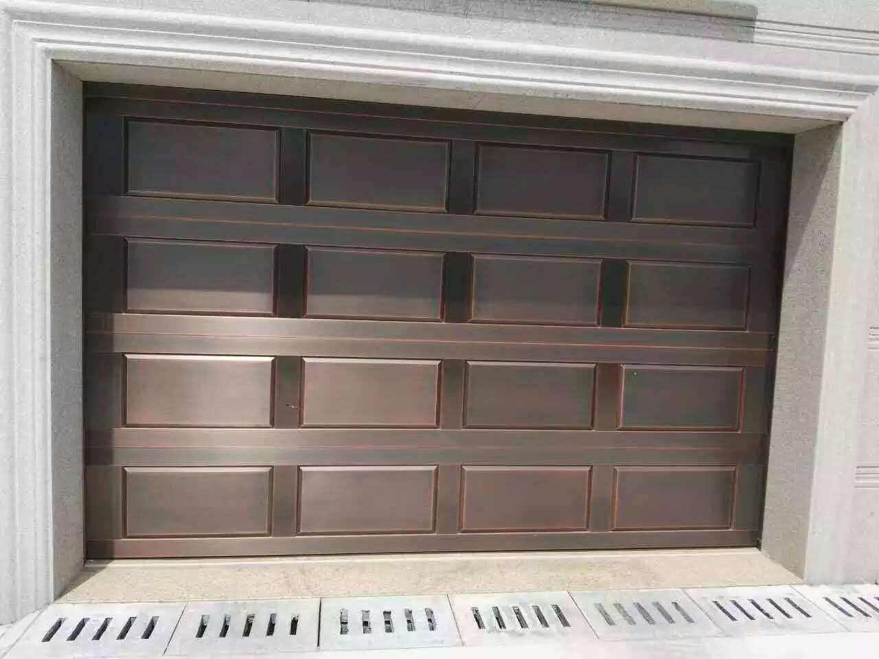 高端纯铜车库门